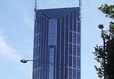 Melbourne Central aluminium flashing facade