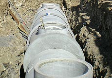 Rainwater inground tanks